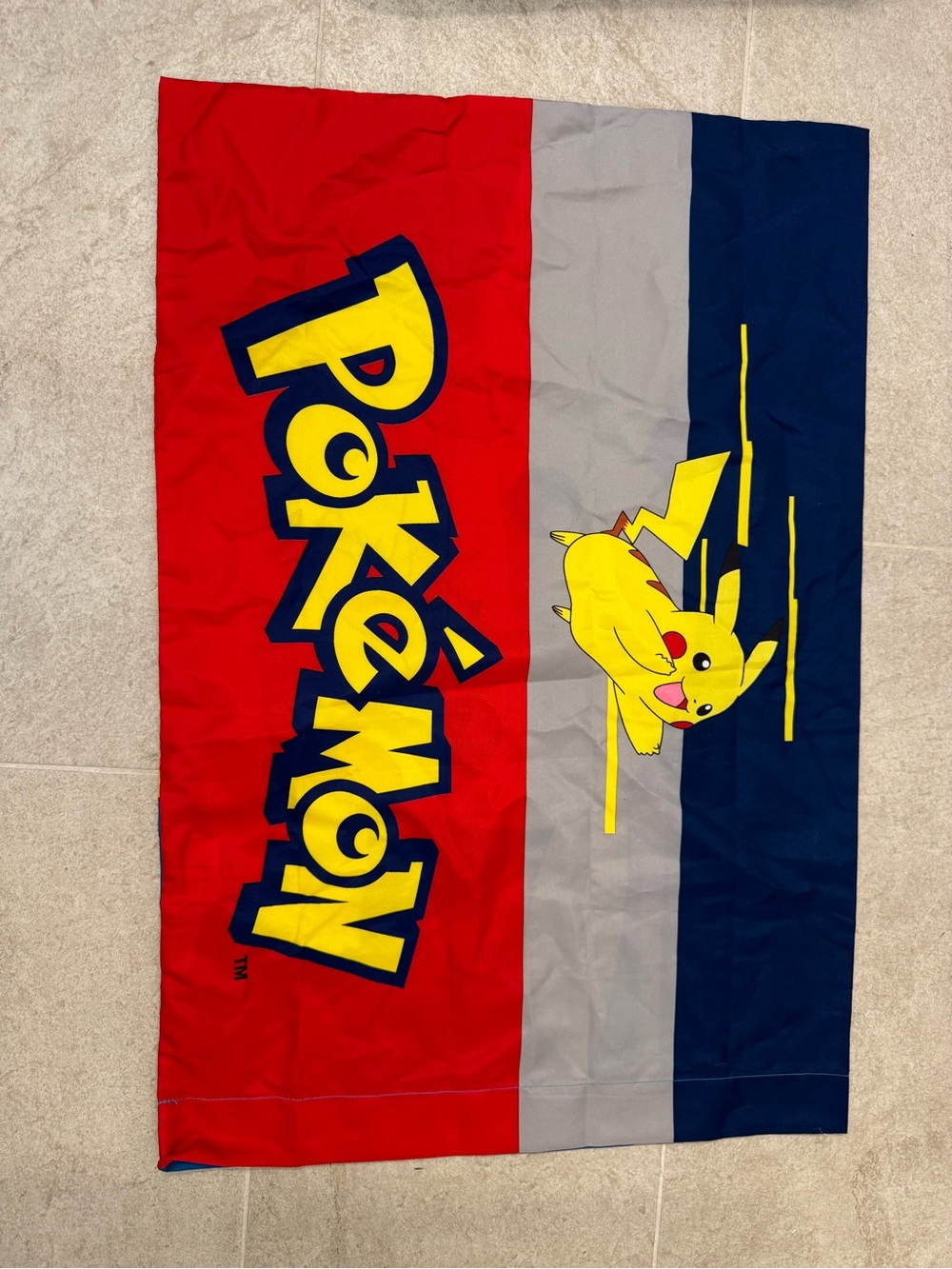 Pokemon Red Gray Navy Blue Pikachu Decorative Pillowcase standard